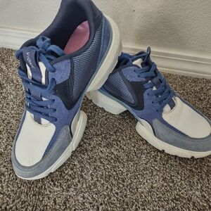 Vionic Blue and White Women's Sneakers 8 M